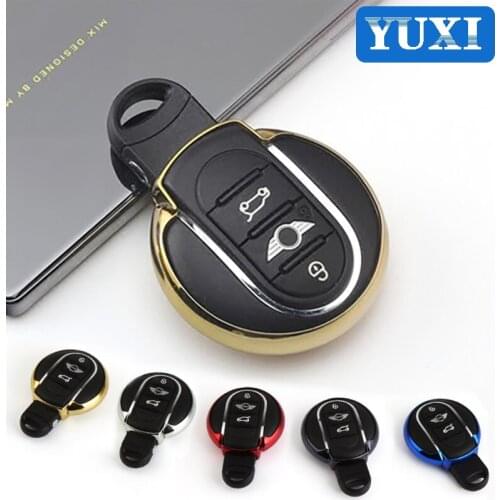 TPU plating Car Key Case Cover Protective shell For BMW MINI COOPER S ONE JCW F54 F55 F56 F57 F60 CLUBMAN COUNTRYMAN Car styling