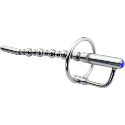 Stainless Steel Urethral Dilator Beads Sounding Rod Penis Sounds BDSM Sex Toys For Men Mastuburator Cockring Urethra Plug