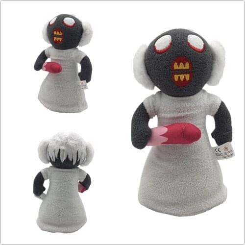 25cm Horror Game robloxs Halloween Granny Cartoon Movie Plush Stuffed Animals Dolls Collectible Toys Gifts For Children