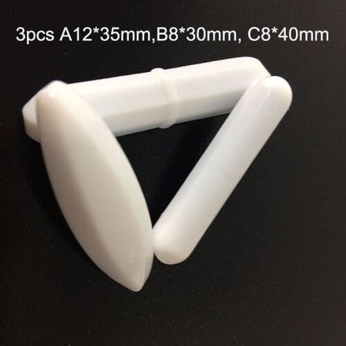Dig Size 3 piece Magnetic Stirrer Mixer Stir Bars White Color
