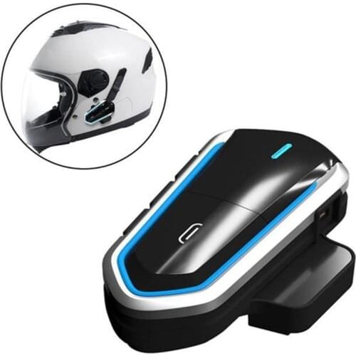 Motorcycle Helmet Bluetooth V4.1 Wireless Headset Anti-Interferentie Voor Motorhelmet Intercom Moto Radio Handsfree Headphones