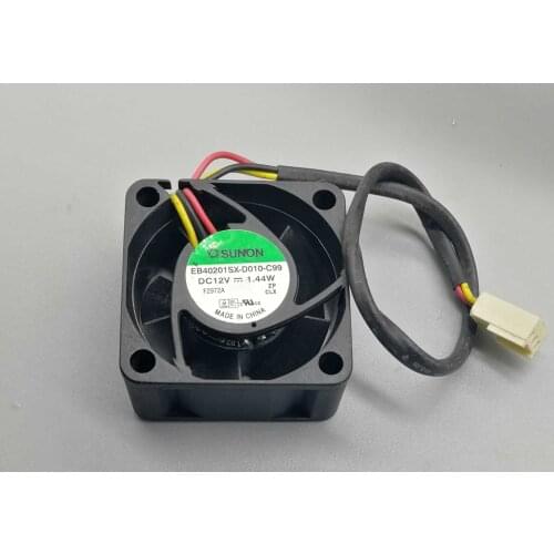 EB40201SX-D010-C99 For SUNON 12V 1.44W 4020 4cm Mute Chassis Fan 40*40 * 20MM