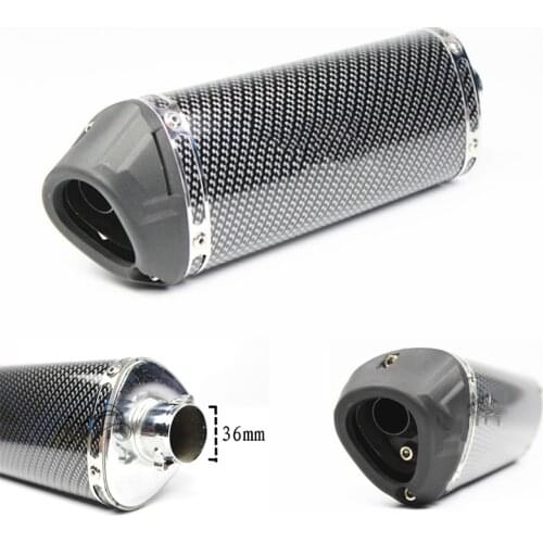 36mm Motorcycle exhaust muffler escape moto Exhaust Systems db killer silencer exhaust for 125cc 150cc 160cc Dirt Pit Bike ATV