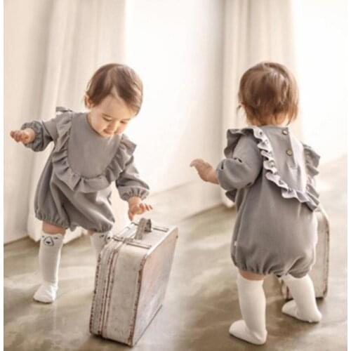 Hyweacvar Bodysuit With Long Sleeves For Babies