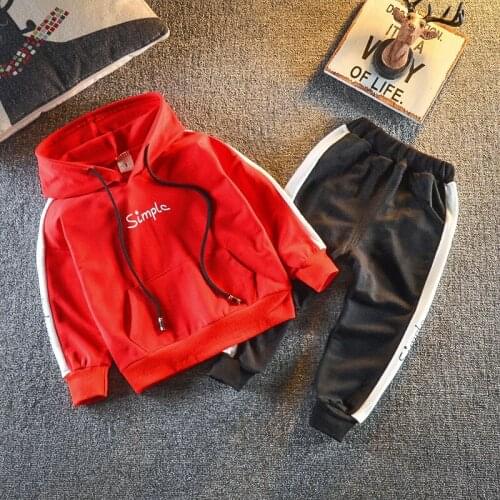 Autumn Children Toddler Baby Boys Girls Suit Sets Clothes Hoodies Pants 2Pcs/set Outfit Infant Kids Casual Clothing Tracksuits
