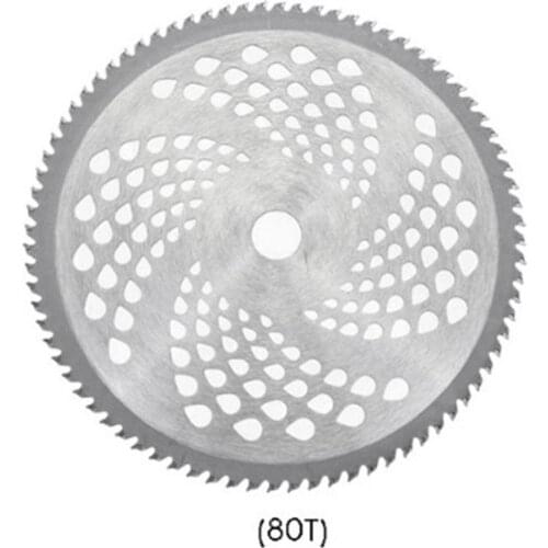 80T Lawn Mower Blade Outdoor Garden Mower Blade Brush Cutter Lawn Mower Saw Blade Lawn Trimmer Accessories