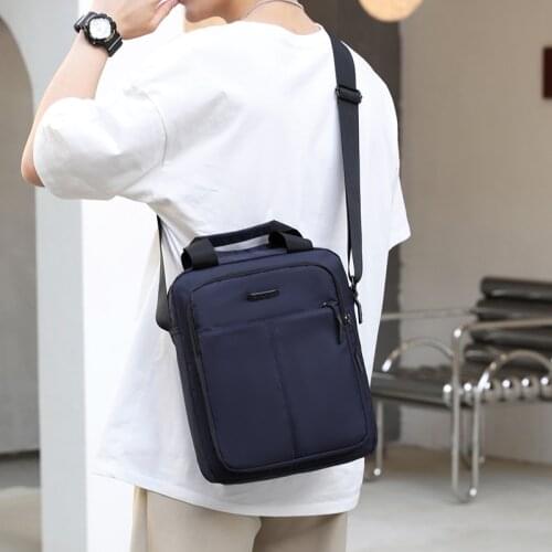Men Handbags Casual Leather Laptop Bags Male Business Travel Messenger Bags Mens Crossbody Shoulder Bag