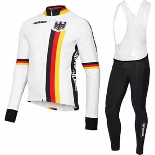 Germany Bike Winter Cycling Jersey Bicycle Clothing Fleece Bike Jersey Wear Clothing Bicycle Clothes ropa ciclismo maillot
