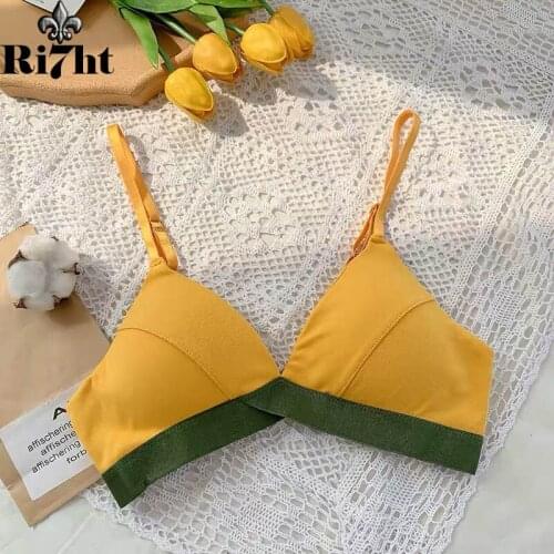 New underwear women without steel ring gathered bra sexy beautiful back tube top sports wrapped chest thin section lingerie