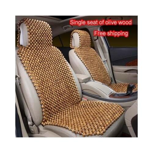 New arrival comfortable Summer beads bamboo mat cushion summer car wood bead big seat cushion full set