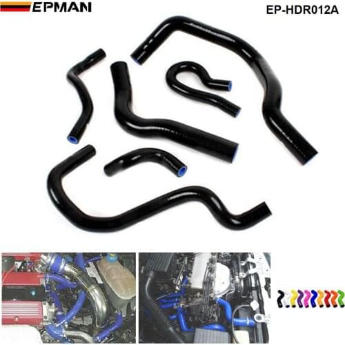 Silicone Intercooler Turbo Radiator Hose Kit High Temp Piping For Honda Civic EG4 B16A EP-HDR012A