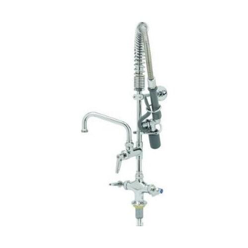 T&S MPY-2DLN-08 MPRU W/ B-0107-C, 8" Swing Nozzle, Lever Handles And Wall Bracket