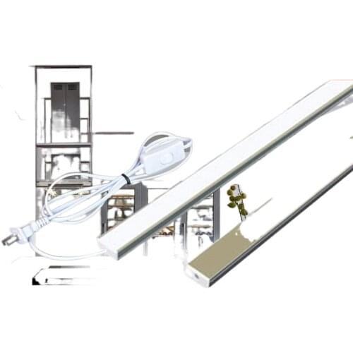 Slim cabinet light led cabinet bottom light 2v with wardrobe kitchen wall cabinet wine cooler home strip lights embedded lights