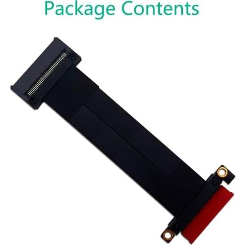 U.2 NVMe SSD to PCI-E 3.0 x4 Extension Cable SFF-8639 NVMe PCIe 4x Gen3 Riser Card Line High Speed Transmission