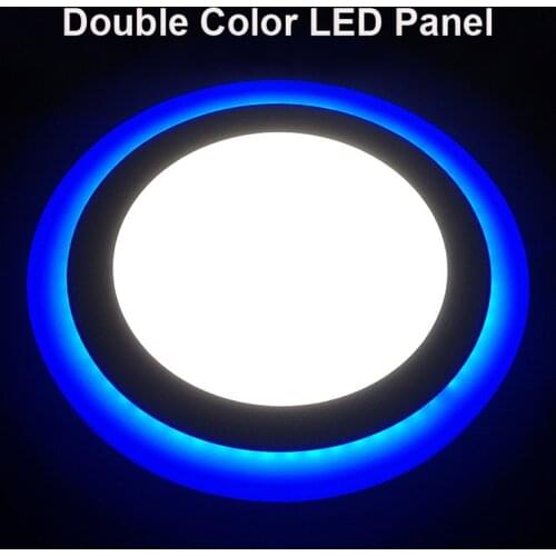 Ultra led Panel Down Light 6W 9W16W 24W 3 Model LED Lamp Recessed Ceiling Lights Double Color Indoor Lighting Bulbs