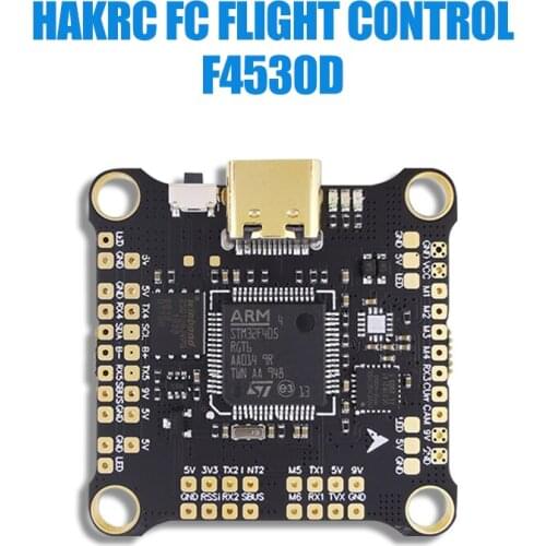 HAKRC FC Flight Control F4530D 3-6S Dual BEC Built-in OSD 5V/3A 9V/2.5A MINI Flight Control For DJI Graphic Racing Drone Parts