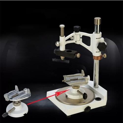 1PC Dental Lab Surveyor Visualizer with 7 Tips Dental Equipment parallelometer Square Base
