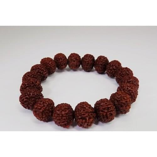 100% Natural eight Petals Vajra Bodhi Beads Bracelet Buddhist Tibetan Buddhism Bracelet Pray Utensil Chakra Bracelet 0029