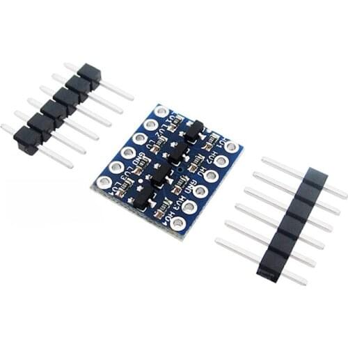 100pcs/lot 4 channel IIC I2C Logic Level Converter Bi-Directional Module 5V to 3.3V