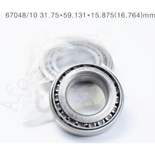 67048 bearing 31.75*59.131*15.875(16.764)mm free shippping LM67048/10 Tapered roller bearing Special bearings for automobiles