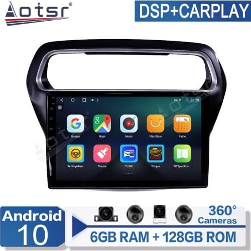 AOTSR-6+128G Android Radio Car Multimedia Video Player For Ford Escort 2015-2018 Navigation Multimedia Player Radio