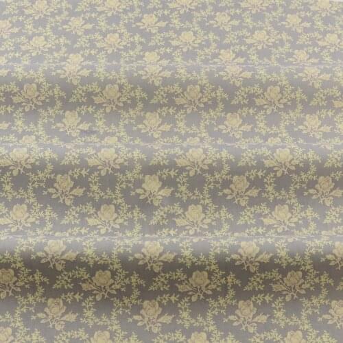 Booksew New Grey 100% Cotton Fabric Dye Printed Twill Cloth Tela DIY Tecido Quilting Patchwork Bedding Scrapbooking Tissu