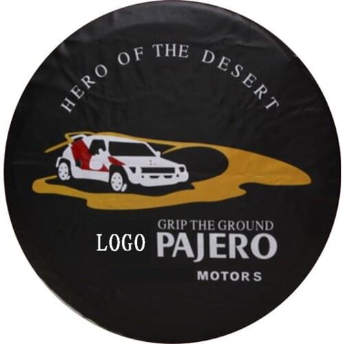 16" PVC tire cover Car spare wheel cover Spare tire cover for Pajero