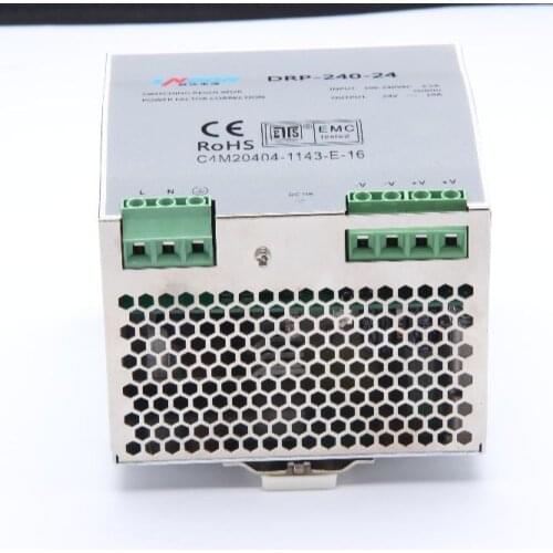 DR-240-24 240W 24V 10A Din rail Single Output power supply ac dc converter