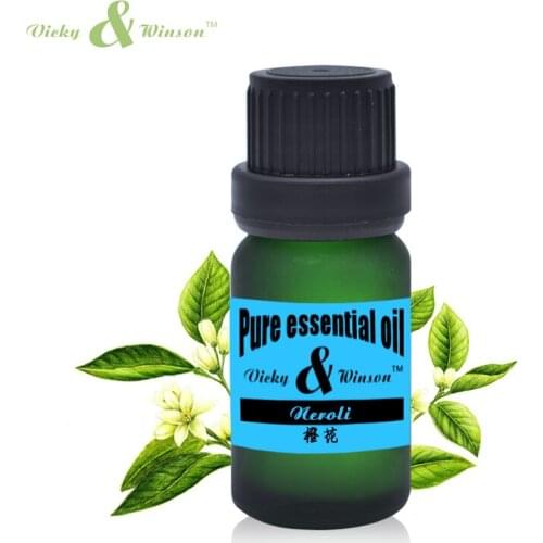 Vicky&winson Neroli essential oil 10ml Citrus aurantium pure natural Skin whitening moisturizing anti-aging fade color VWDF8