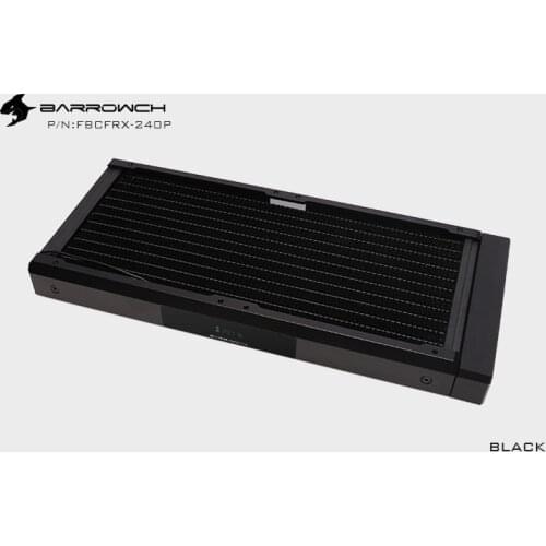 Barrowch Chameleon Fish FBCFRX-240P 24cm Radiator with Temperature Display POM