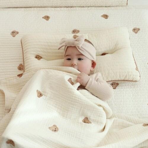 Ins Korean infant childrens six-layer gauze cotton blanket spring and autumn summer thin childrens quilt baby blanket bedding
