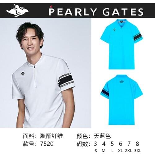 Golf mens short-sleeved T-shirt 2021 quick dry sports casual jersey