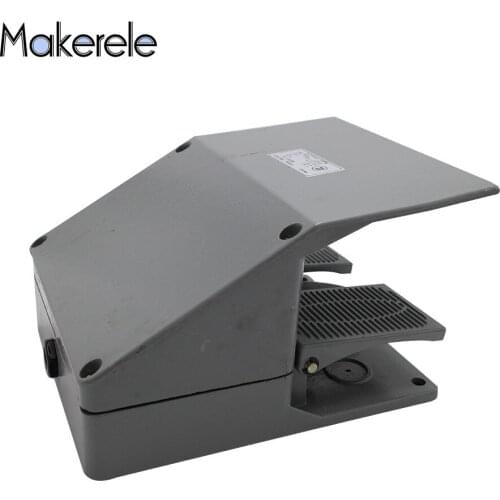 Newest Double Pedal MKYDT1-16 Foot Switch Pedal Foot Operated Switch Electrical 220/380V 10/15A Use For Bending Machine Punch