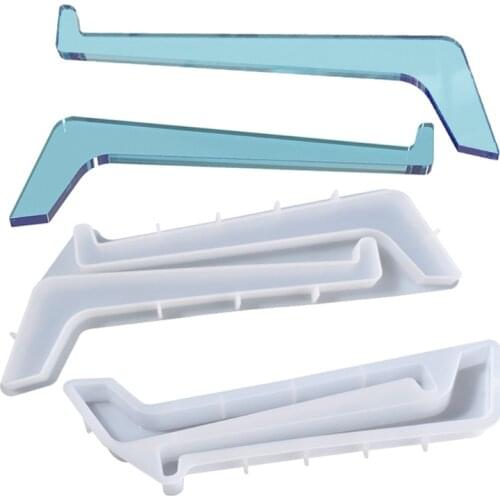 Laptop Stand Epoxy Resin Mold Notebook Computer Bracket Silicone Mould DIY Crafts Casting Tools