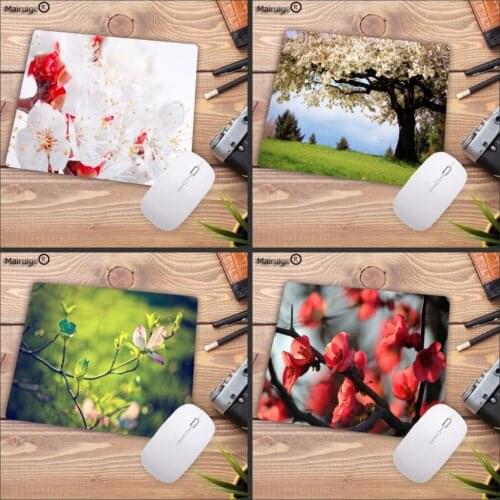 Mairuige Rubber Mouse Mat Unique Flower Tree Pattern Mice Pad Fashion Soft Large Mouse Pad for Laptop PC for CSGO DOTA LOL Gamer