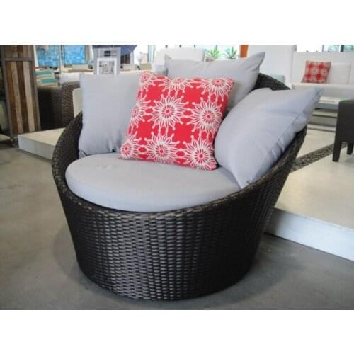 Hot Sale french rattan single outdoor furniture daybed