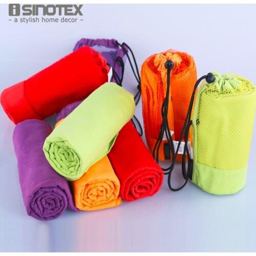 Sports Towel With Bag 70x130cm Larger Size Microfiber toalha de esportes Swimming Travel Gym Towel