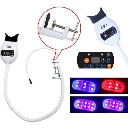 Dental Teeth LED Whitening Bleaching Blue Red Purple Light Lamp Accelerator New
