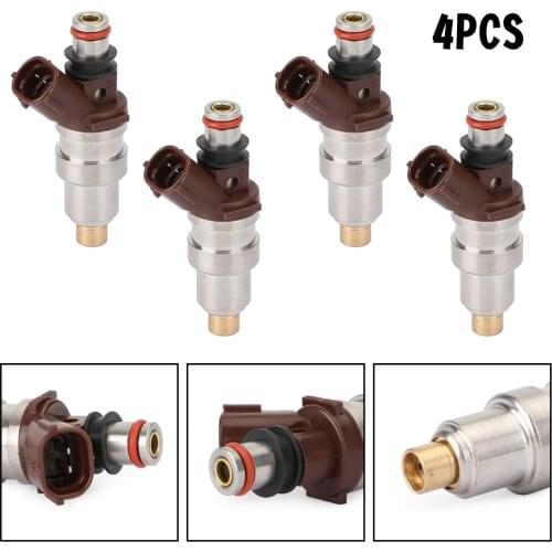Areyourshop 4 PCS Fuel Injectors Fit For 4RUNNER 1996-2000 HILUX 1997-2004 LAND CRUISER 1996-2008 2325079095 2325039015 Car