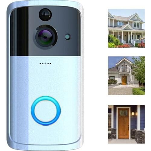 Travor Smart Doorbell 720P Video doorbell Smart Home Security Camera Outdoor PIR Motion Detection for House Monitor