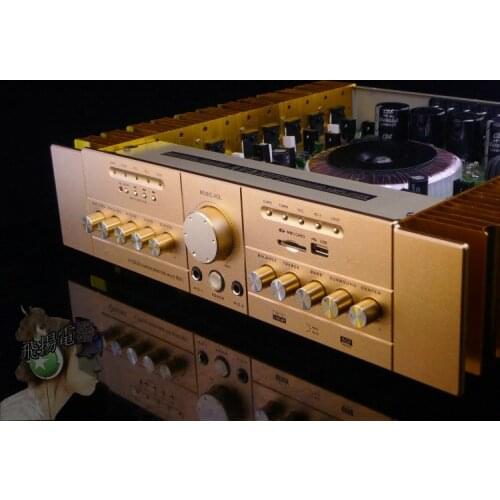 1200W 5.1-channel professional high-power home theater Bluetooth professional heavy bass AV power amplifier 220 volt home