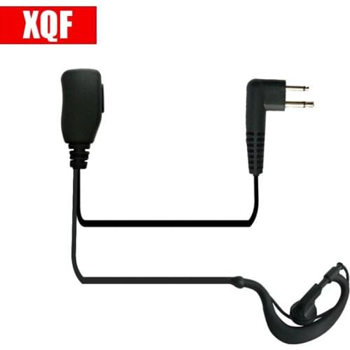 XQF 2 Prong Headset Earpiece MIC for MOTOROLA CP200 GP88 PR450 SP50 EP450 GTX GTI
