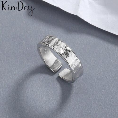 Personality Gothic Vintage Round Rings For Women Bridal Wedding Engagement Punk Resizable Antique Rings Rock Jewelry