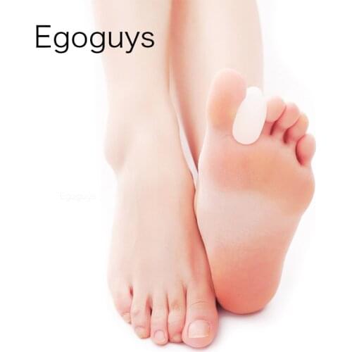 1Pair Silicone Toes Separator Bunion Correction Orthotics Appliance Hallux Valgus Adjuster Thumb Straightener Feet Pain Relieve