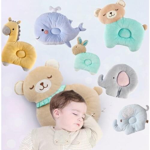 Baby Animal pillow1PC Nursing Pillow Shaped Grooves Help Baby Fix Sleeping Position Cushion Prevent Flat Head Infant Sleep