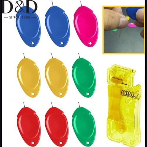 10PCS Needle Threader for Hand Sewing with Automatic Needle Threader Wire Loop DIY Stitch Insertion Threading Sewing Tool