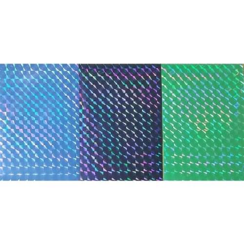 120PCS/LOT Colored Laser Shiny Card Film Hologram Gaming Idol Photo Card Sleeves Tarot YGO Ultra Card Protector Blue Green Matte