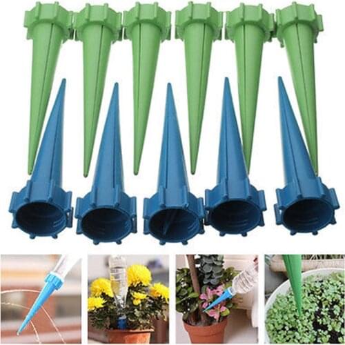 12x Automatic Watering Irrigation Spike Plant Flower Plastic Cone Drip Sprinkler accessories