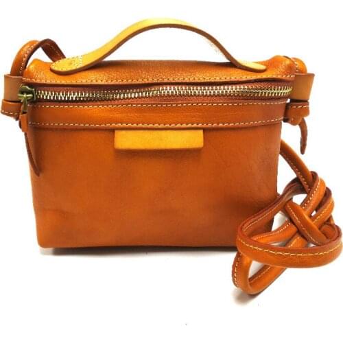 2021 Leather Handbags Retro Large Capacity Bag Hight Quality Casual Female Commute Shoulder Bags