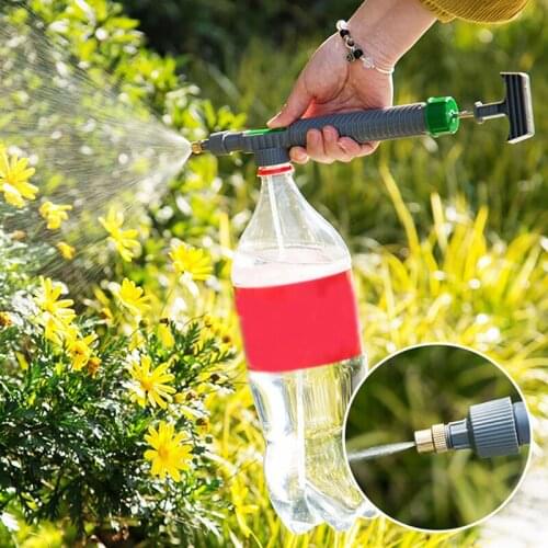 3 Pcs/2 Pcs/1 Pc High Pressure Manual Sprayer Adjustable Drink Bottle Spray Garden Watering Tool